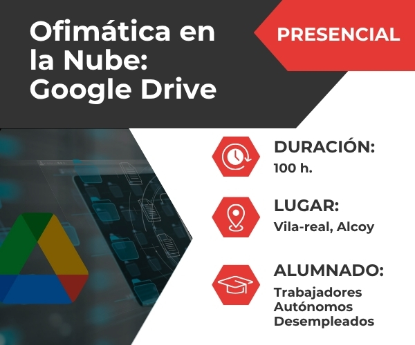 Ofimática en la nube: Google Drive (ADGG055PO)