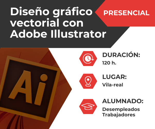 Diseño gráfico vectorial con Adobe Illustrator (ARGG001PO)