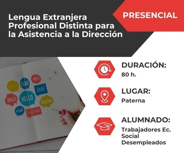 Lengua extranjera profesional distinta del inglés para la asistencia a la dirección (MF0985_2)