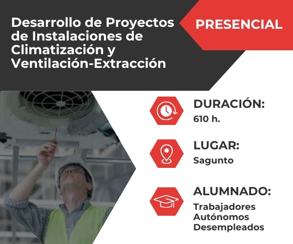 Desarrollo de Proyectos de Instalaciones de Climatización y Ventilación-Extracción (IMAR0109)