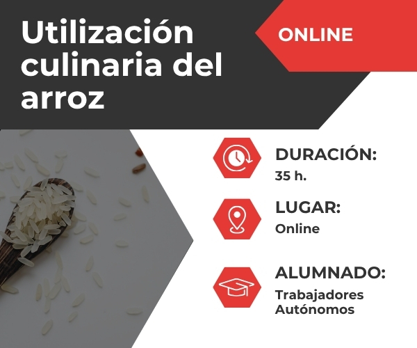 Utilización culinaria del arroz (HOTR0024)