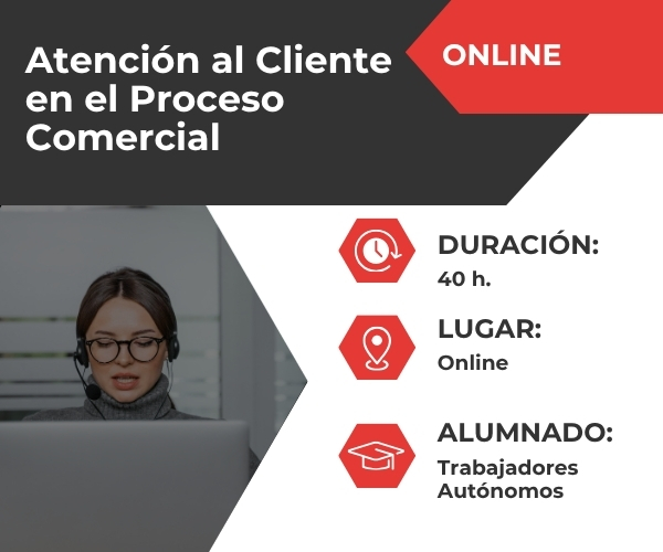 Atención al cliente en el proceso comercial (UF0349)
